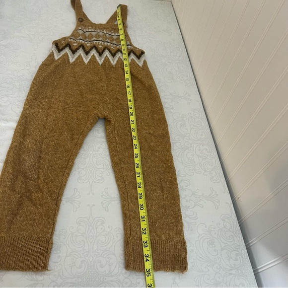 ZARA Jacquard Southwestern Knit Overalls Size 4-5 Years - Picture 13 of 14